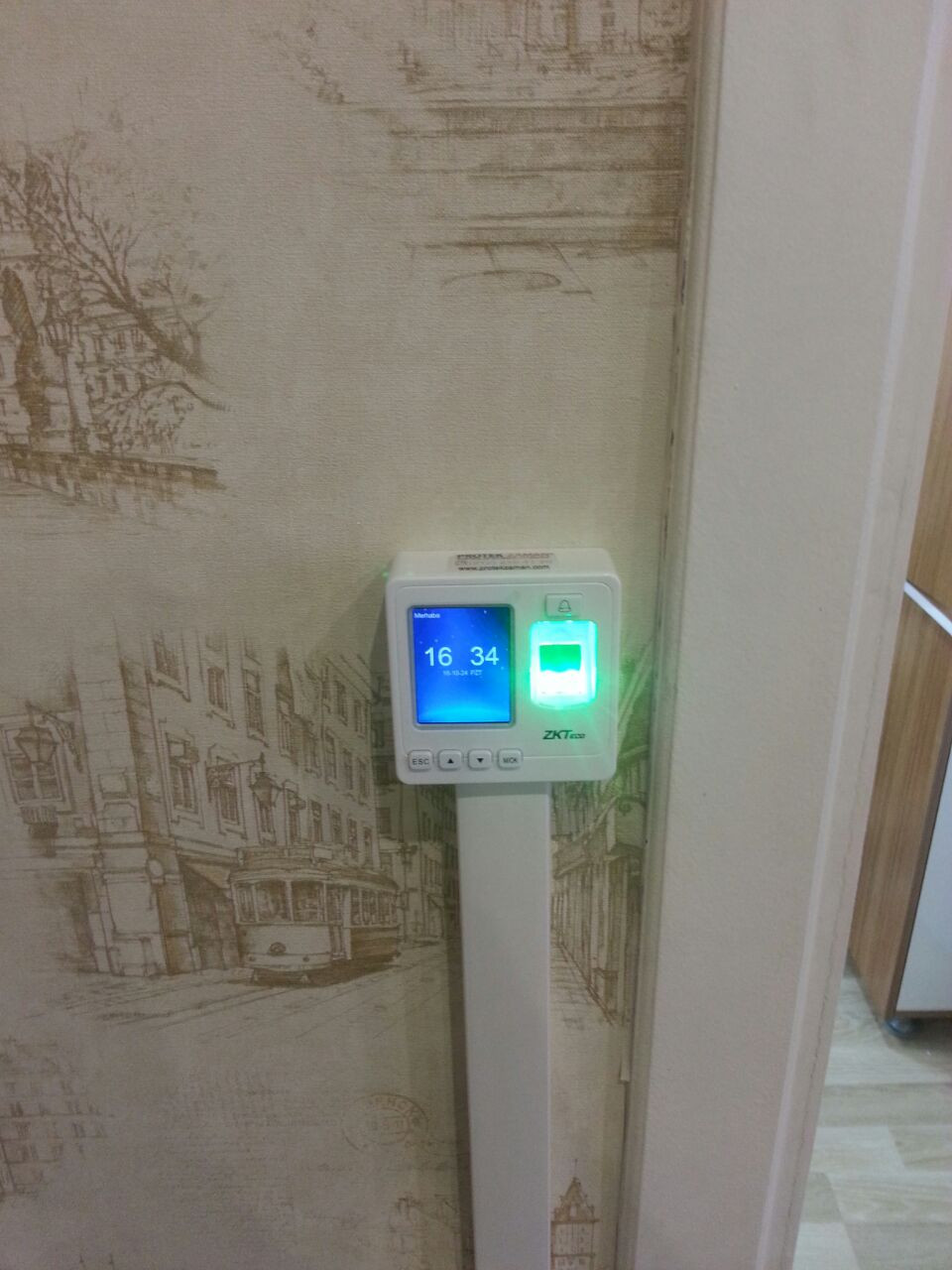 SF100-ID Parmak İzi Cihazı Montaj Görüntüleri